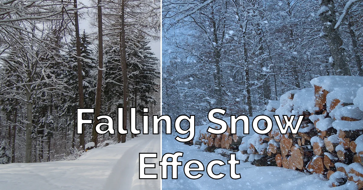 Add Christmas Snow in Photoshop | Festive Photo Effects