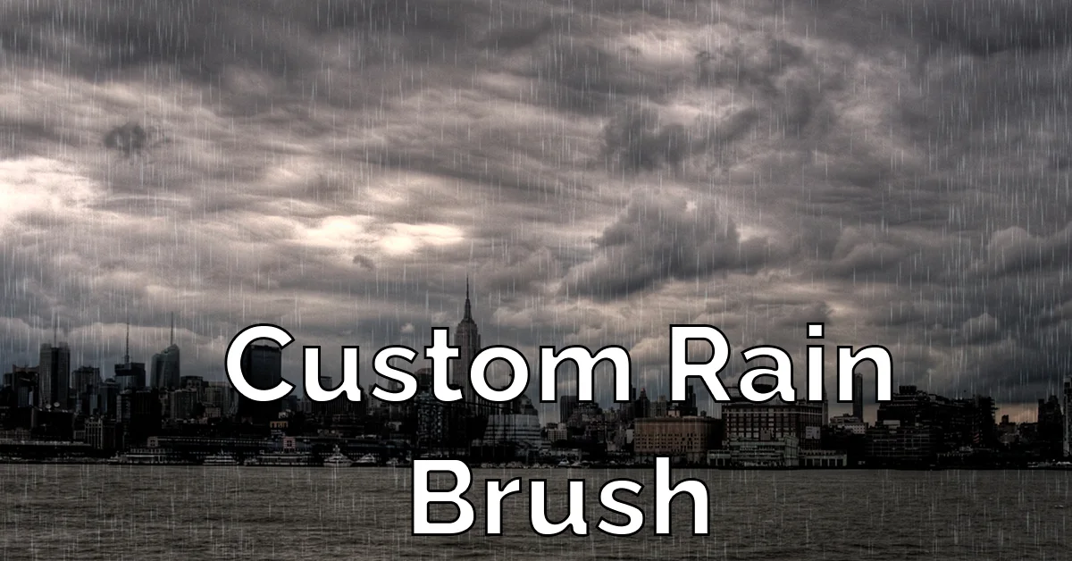 Rain Effect Photoshop Tutorial | Add Realistic Rain to Photos