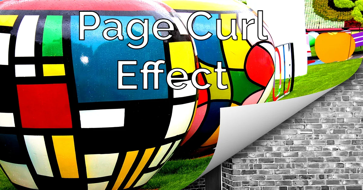 Page Curl Effect Using Python Page Curl Effect Photoshop Tutorial | Create Stylish Photo Effect